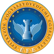 Cégünk panaszmentességi igazolvánnyal rendelkezik, melyet az Építők Fogyasztóvédelmi Egyesülete állított ki részünkre.